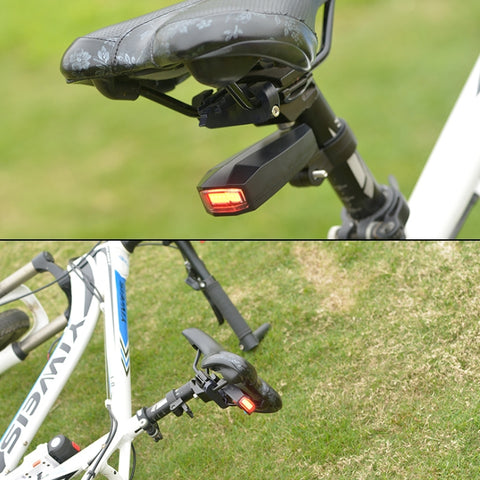 ANTUSI A6 USB Charging COB Light Source Smart Cycling Bike Warning Alarm Tail Light with Remote Control, A6