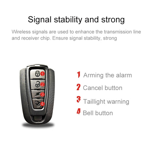 ANTUSI A6 USB Charging COB Light Source Smart Cycling Bike Warning Alarm Tail Light with Remote Control, A6