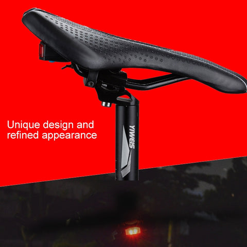 ANTUSI A6 USB Charging COB Light Source Smart Cycling Bike Warning Alarm Tail Light with Remote Control, A6