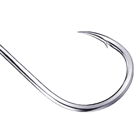 500 PCS Mixed Size Fish Barbed Hook Fishing Hooks with Hole, 6-15 # with Hole