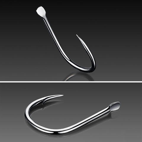 ISE 500 PCS Mixed Size Fish Barbed Hook Fishing Hooks, 3-12#