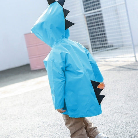 Cartoon Dinosaur Children Fashion Raincoat Size: S, Size: S