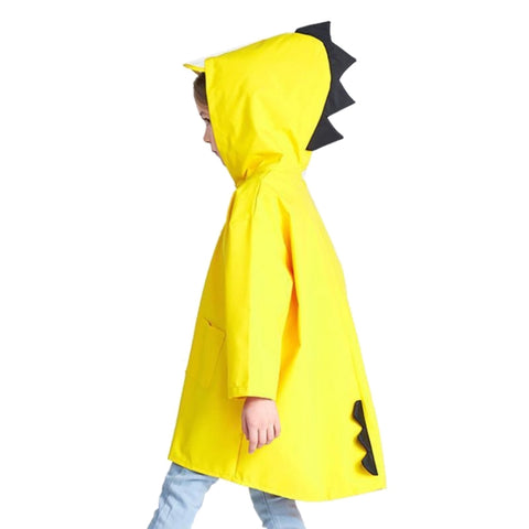 Cartoon Dinosaur Children Fashion Raincoat Size: S, Size: S