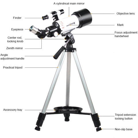 Maifeng40070 233x70 High Definition High Times Astronomical Telescope with Tripod, 233 x 70