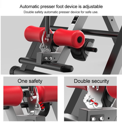 Multi-function Household Heightening Inverted Crane Machine Sports Equipment, Crane Machine Equipment (Black Red), Crane Machine Equipment (Black White), Crane Machine Equipment (Black Blue)