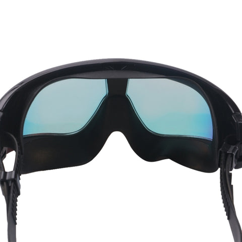 Colorful Large Frame Electroplating Anti-fog Silicone Swimming Goggles for Adults, 8801 (Red + Black), 8801 (Yellow + Black), 8801 (Silver + Black), 8801 (Blue + Black)