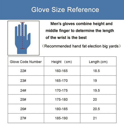 PGM Left Hand Sheepskin Anti-slip Particle Golf Men Gloves, Size: 25#, Size: 25#