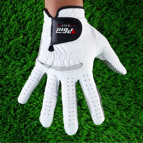PGM Right Hand Sheepskin Anti-slip Particle Golf Men Gloves, Size: 22#, Size: 22#