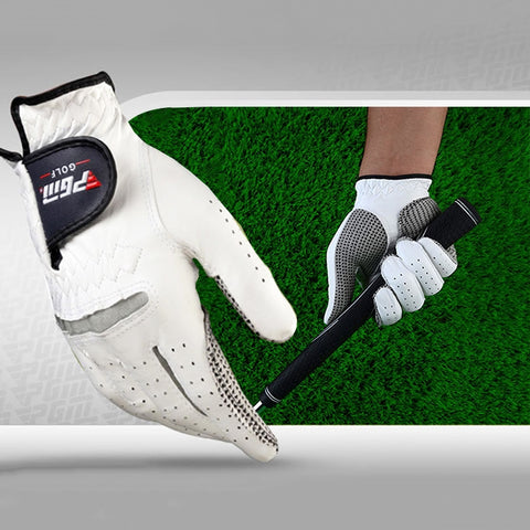 PGM Right Hand Sheepskin Anti-slip Particle Golf Men Gloves, Size: 26#, Size: 26#