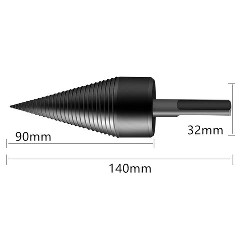 Household Domestic Woodcutter Drill Electric Wooden Split Cone Drill 42mm Hexagon Shank, 42mm Hexagon Shank