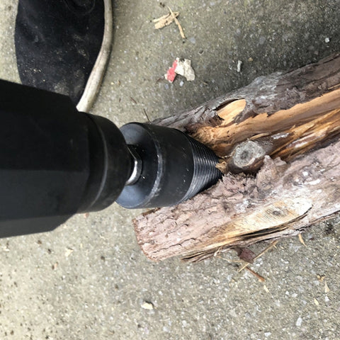 Household Domestic Woodcutter Drill Electric Wooden Split Cone Drill 42mm Hexagon Shank, 42mm Hexagon Shank
