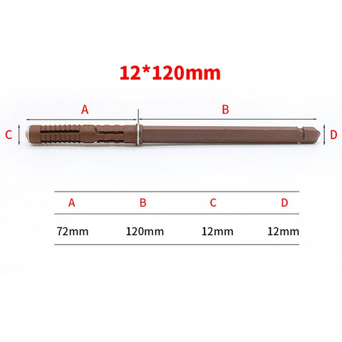 10 PCS Concealed Layer Board Pin Wall Bookshelf Invisible Bulkhead Nail, 12x120mm, 12x120mm