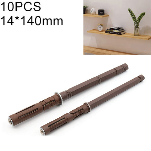 10 PCS Concealed Layer Board Pin Wall Bookshelf Invisible Bulkhead Nail, 14x140mm, 14x140mm