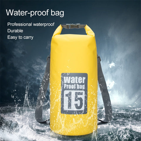 Outdoor Waterproof Dry Dual Shoulder Strap Bag Dry Sack, Capacity: 10L, 10L