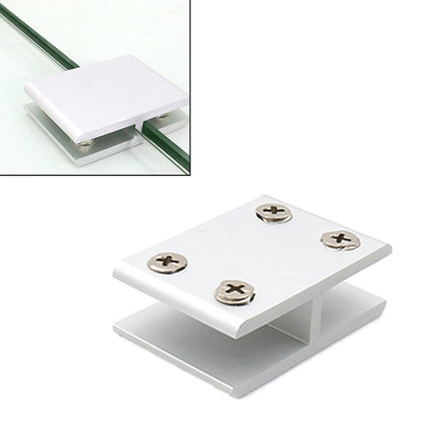 Aluminum Alloy Glass Combination Clamp Cabinet Partition Fixing Clip, 180 degrees Cliped 8-10mm, 180 degrees Cliped 8-10mm