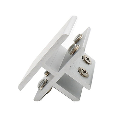 Aluminum Alloy Glass Combination Clamp Cabinet Partition Fixing Clip, T-type Cliped 10-12mm, T-type Cliped 10-12mm