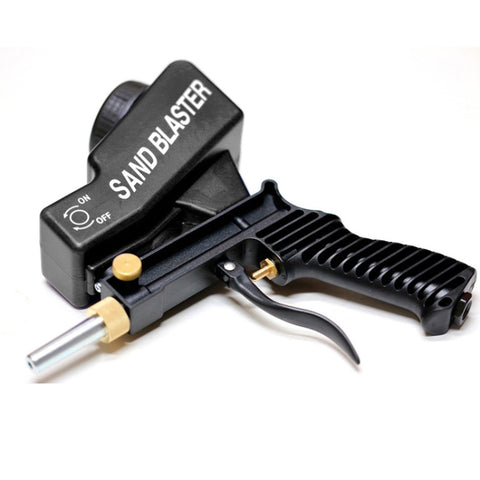 Portable Black Gravitational Sandblasting Machine Mini Rust-proof Sandblaster, Black