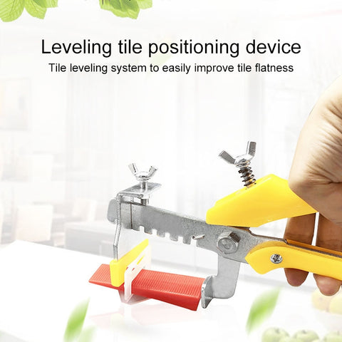 100 PCS Tile Floor Locator Insert Tile Leveler Wedge Leveling Machine for Plate Flattening System Aid Tool OG6480, Tile Floor Locator