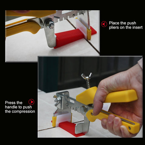 100 PCS Tile Floor Locator Insert Tile Leveler Wedge Leveling Machine for Plate Flattening System Aid Tool OG6480, Tile Floor Locator