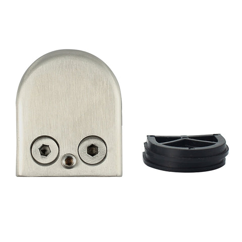 8-12mm Flat Bottom Matte Polished  304 Stainless Steel Fixed Clip Railing Glass Wood Layer Board Clamp Bracket, 8-12mm, Flat Bottom, 304 Stainless Steel