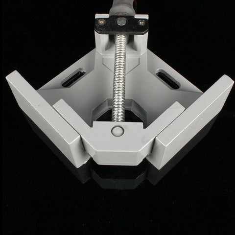 Aluminum Single Handle 90 Degree Right Angle Clamp Angle Clamp Woodworking Frame Clip Right Angle Folder Tool, Single Handle