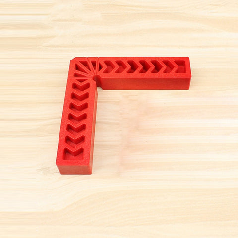 4 Inch Plastic 90 Degree Woodworking Auxiliary Positioner Square Ruler Fixing Tool, 4 Inch