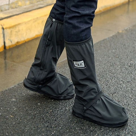 Outdoor High Tube Rainproof Snowproof Thickened Rain Shoes Size: L, Size: L