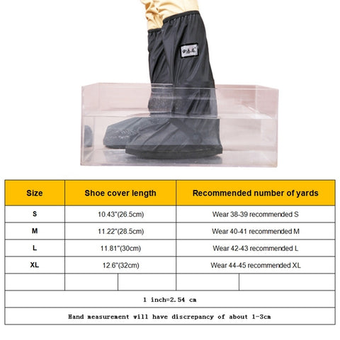 Outdoor High Tube Rainproof Snowproof Thickened Rain Shoes Size: L, Size: L