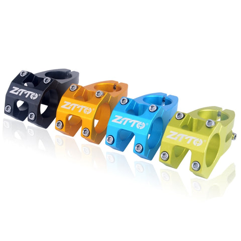 ZTTO Cycling Accessories MTB Bike Handlebar Stem Suitable for 31.8mm, Yellow, Black, Green, Blue, Red