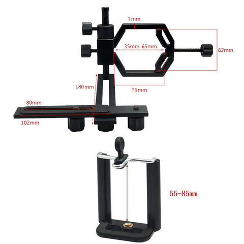 Datyson 5P0010L Telescope Photography Stand, Standard + 2 Phone Holder, Standard + 2 Phone Holder