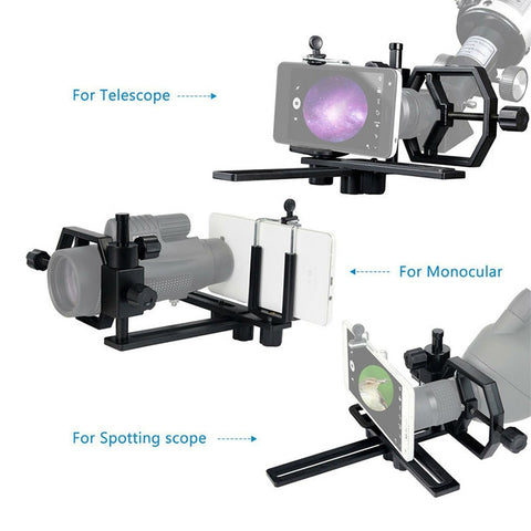 Datyson 5P0010L Telescope Photography Stand, Standard + 2 Phone Holder, Standard + 2 Phone Holder