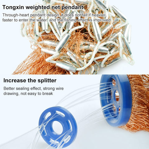 300 Flying Disc Monofilament Fishing Net, Height: 1.5m, 300 Flying Disc Monofilament