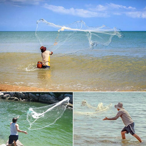300 Flying Disc Monofilament Fishing Net, Height: 1.5m, 300 Flying Disc Monofilament
