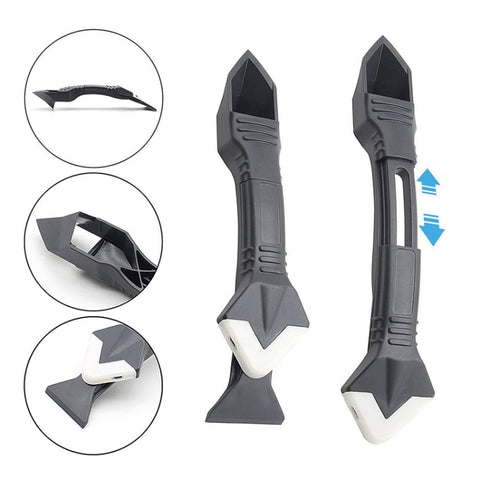 Silicone Sealant Finishing Cleaning Glass Wall Putty Marble Multi-functional Coner Caulking Tool, 6 Pcs/set
