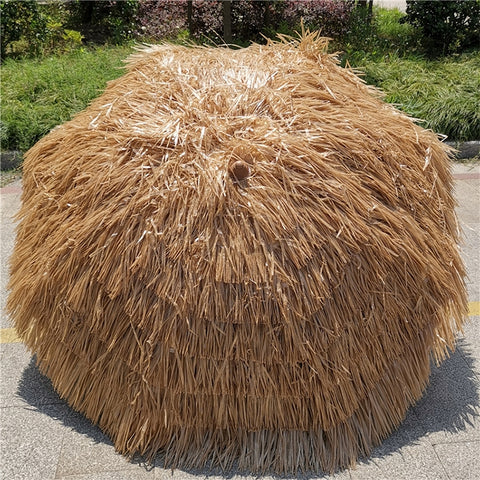 Beach Holiday Shade Imitation Straw Umbrella, Specification: 2m, 2m Umbrella