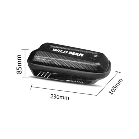 WILD MAN E5 Waterproof Front Bag MTB Large Capacity Bicycle Tube Bag Riding Accessories, E5