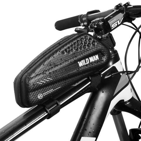 WILD MAN EX Waterproof Front Bag MTB Mobile Phone Sets Bicycle Tube Bag Riding Accessories, EX