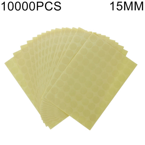 10000 PCS Transparent Round Shape Self-adhesive Sealing Sticker, Diameter: 15mm, Diameter: 15mm