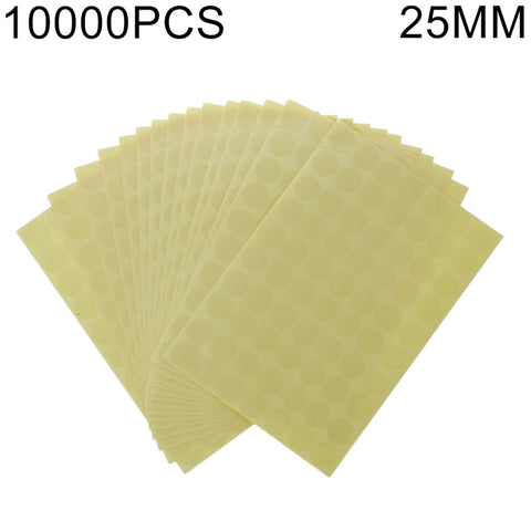 10000 PCS Transparent Round Shape Self-adhesive Sealing Sticker, Diameter: 25mm, Diameter: 25mm
