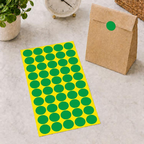 1000 PCS Round Shape Self-adhesive Colorful Mark Sticker Mark Label