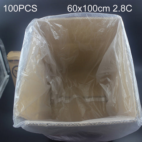 100pcs / Pack 2.8C Dust-proof Moisture-proof Plastic PE Packaging Bag, Size: 60cm x 100cm, 60cm x 100cm