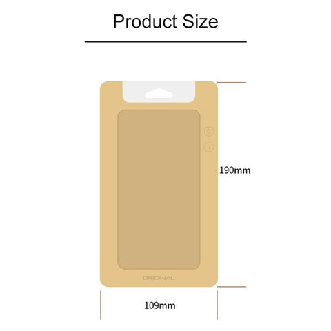 50 PCS High Quality Cellphone Case Kraft Paper Package Box for iPhone (4.7 inch)Available Size: 148mm x 78mm x 7mm, 148mm x 78mm x 7mm(Black)