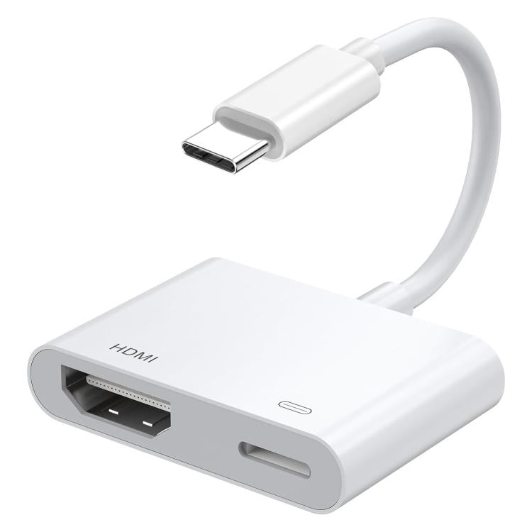 USB-C/Type-C to HDMI+USB-C/Type-C Video Converter, Type-C 4K/30HZ
