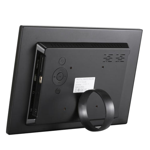 HSD1202 12.1 inch 1280x800 High Resolution Display Digital Photo Frame with Holder and Remote Control, Support SD / MMC / MS Card / USB Port, EU Plug(Silver), HSD1202 12.1 inch