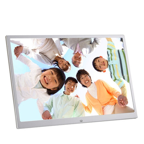HSD1504 15.4 inch LED 1280x800 High Resolution Display Digital Photo Frame with Holder and Remote Control, Support SD / MMC / MS Card / USB Port, EU Plug(Gold), HSD1504 15.4 inch