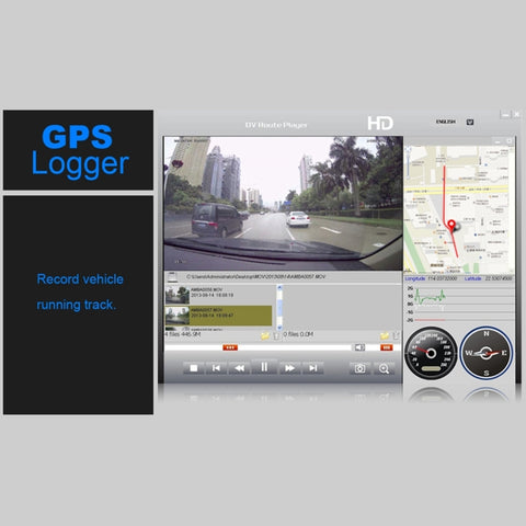 GS90C Car DVR Camera 2.7 inch LCD Screen HD 2304 x 1296P 170 Degree Wide Angle Viewing, Support Motion Detection / TF Card / G-Sensor / HDMI, GS90C