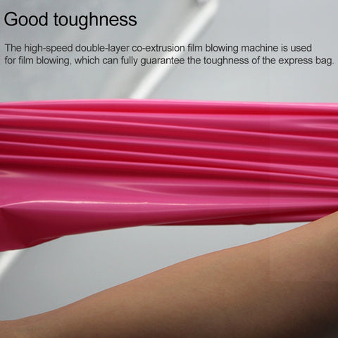 100 PCS / Roll Thick Express Bag Packaging Bag Waterproof Plastic Bag, Size: 13x24cm (Dark Grey), 13x24cm, White, 13x24cm, Pink, 13x24cm, Silver Grey