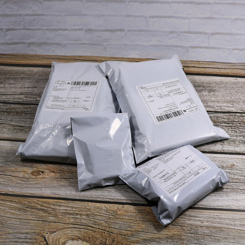 100 PCS / Roll Thick Express Bag Packaging Bag Waterproof Plastic Bag, Size: 13x24cm (Dark Grey), 13x24cm, White, 13x24cm, Pink, 13x24cm, Silver Grey