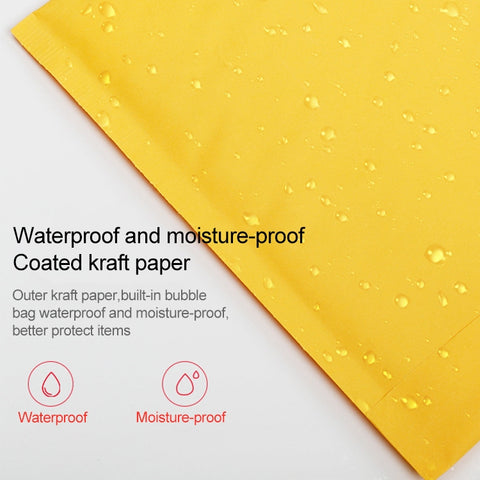 100pcs Kraft Paper Envelope Bag Express Bubble Bag Packaging Bag, Size: 24x36+4cm, 24x36+4cm