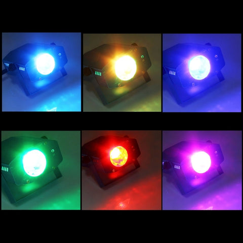 3W x 3 RGB Mini Water Wave Projector with Remote Control, EU Plug, EU Plug